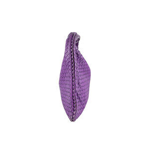 Bottega Veneta Handbag Intrecciato Leather Purple